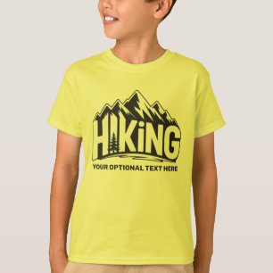 Custom Name & Text Hiking T-Shirt