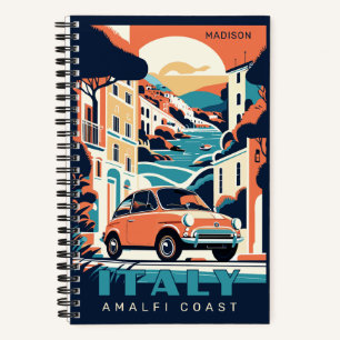 Custom Name & Text Italy Notebook
