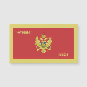 Custom Name & Text Montenegro