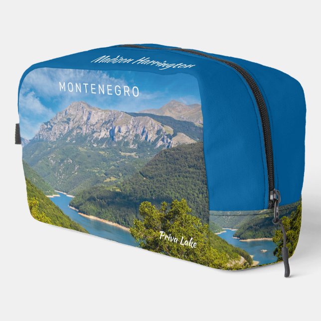 Custom Name & Text Montenegro Dopp Kit (Right Corner)