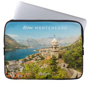 Custom Name & Text Montenegro Laptop Sleeve