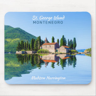 Custom Name & Text Montenegro Mouse Mat