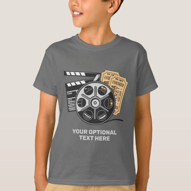 Custom Name & Text Movie T-Shirt (Front)