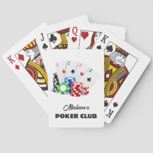 Custom Name & Text Poker / Casino Playing Cards