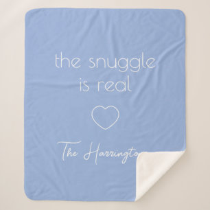 Custom Name & Text Sherpa Blanket