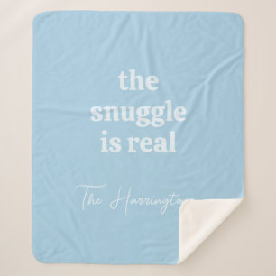 Custom Name & Text Sherpa Blanket