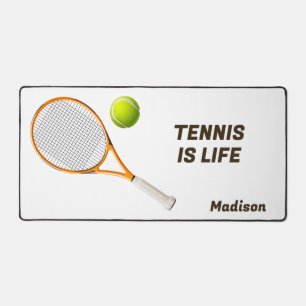 Custom Name & Text Tennis Desk Mat