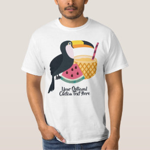 Custom name & text Toucan Illustration T-Shirt