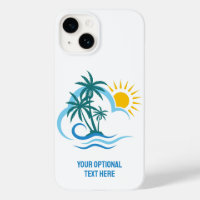 Custom Name & Text Tropical Islands