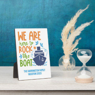 Custom Name, Text & Year Cruise Plaque