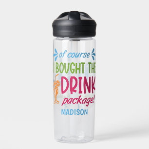 Custom Name, Text, Year Cruise Water Bottle