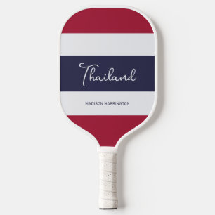 Custom Name Thailand Colours Pickleball Paddle