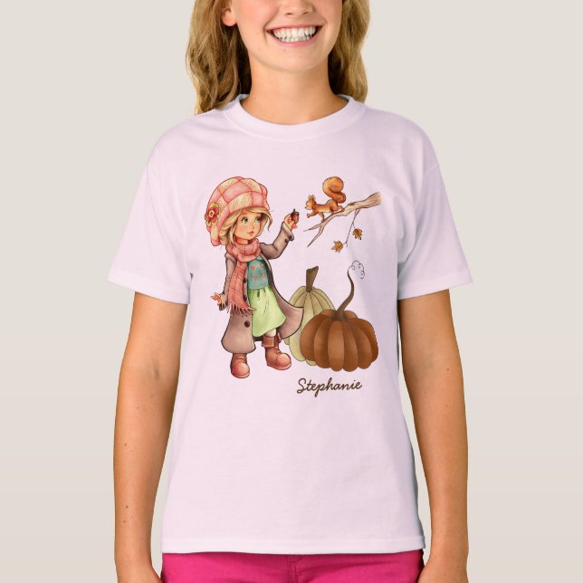 Custom Name Thanksgiving Gift T-Shirt (Front)