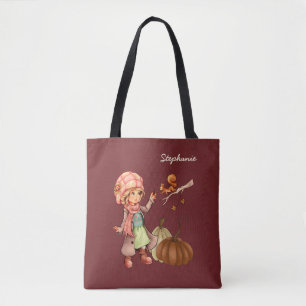 Custom Name Thanksgiving Gift Tote Bags