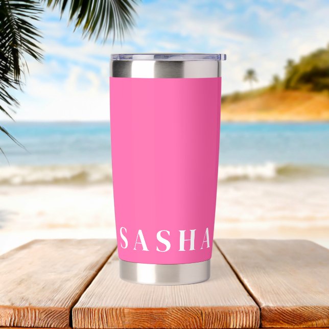 Custom Name Thermal Tumbler (Beach)