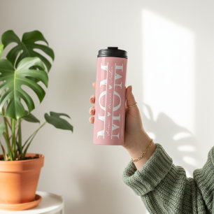 Custom Name Thermal Tumbler Birthday Gift for Mum