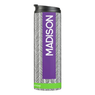 Custom Name Thermal Tumbler   Personalised Travel 