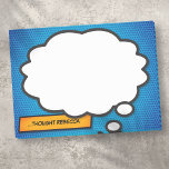 Custom Name Think Bubble Fun Comic Book Post-it Notes<br><div class="desc">Cool,  trendy fun designs that put the wham zap pow into your day. A perfect way to leave a note for someone at home or in your workplace. 
Designed by Thisisnotme©</div>