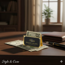 Custom Name & Title with Monogram -