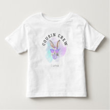 Custom Name Toddler Girl Cousin Crew Easter Family