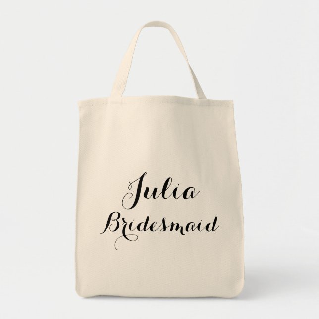 custom name tote bag (Front)