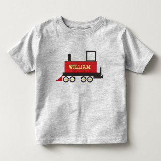 CUSTOM NAME TRAIN LOCOMOTIVE TODDLER T-Shirt