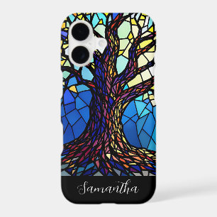 Custom Name Tree of Life Shattered Glass Mosaic