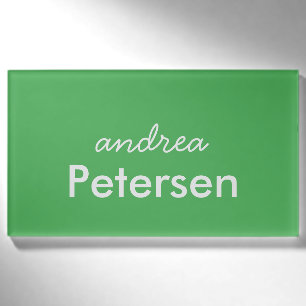 Custom name trendy modern minimalist tag
