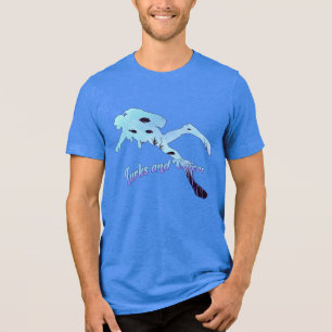 Custom Name Turks and Caicos Diving Tri-Blend Shirt