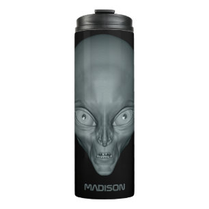 Custom name UFO Alien tumbler