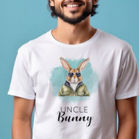Custom Name Uncle Bunny Matching Family Group