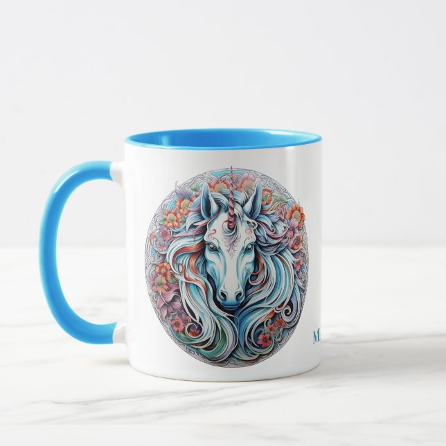 Custom Name Unicorn Mug (Left)