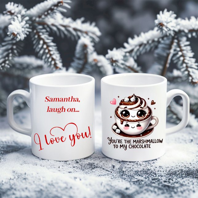 Custom Name Valentine Mug Funny Food Love Gift (Custom Name Valentine Mug Funny Food Love Gift)