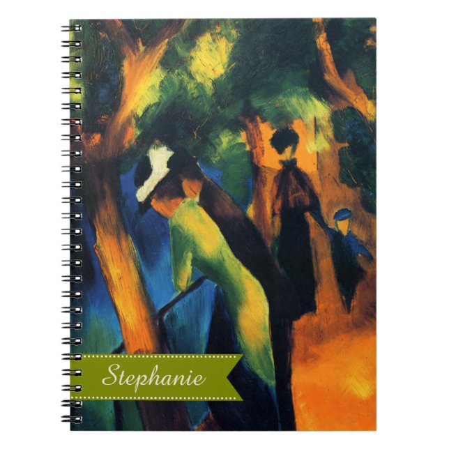 Custom Name Valentine's Day Fine Art Gift  Notebook (Front)