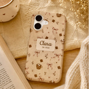 Custom Name Vintage Cosy Cocoa Hot Chocolate Gift