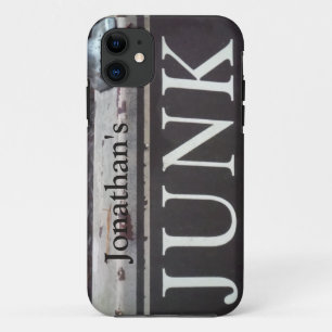 Custom name Vintage Tow Truck JUNK SIGN iPhone 11 Case