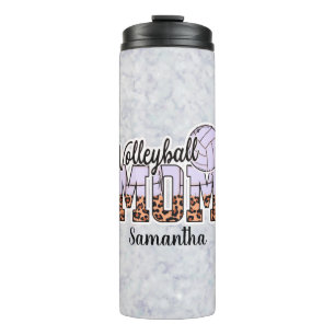 Custom Name Volleyball Mum Mother's Day Thermal Tumbler