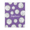Custom Name Volleyball Purple