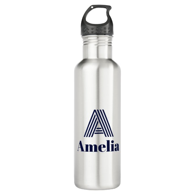 Custom Name Water Bottle (Front)