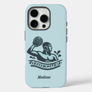 Custom Name Water Polo iPhone 16 Pro Case