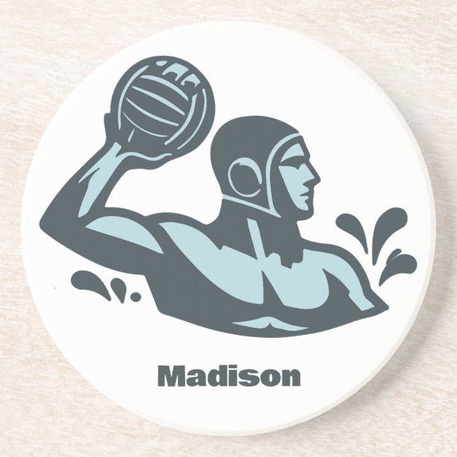 Custom Name Water Polo Coaster (Front)
