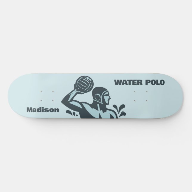 Custom Name Water Polo Skateboard (Horz)