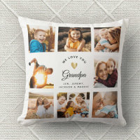 Custom Name We Love You Grandpa Modern Photo