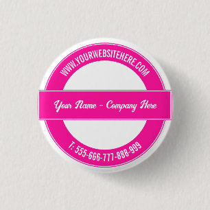 Custom Name Website Phone Info Colours Button