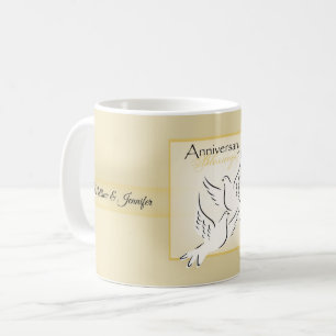 Custom Name, Wedding Anniversary Blessings Coffee Mug