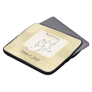 Custom Name, Wedding Anniversary Blessings Laptop Sleeve