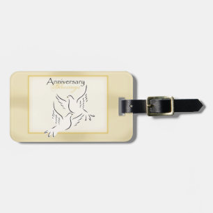 Custom Name, Wedding Anniversary Blessings Luggage Tag