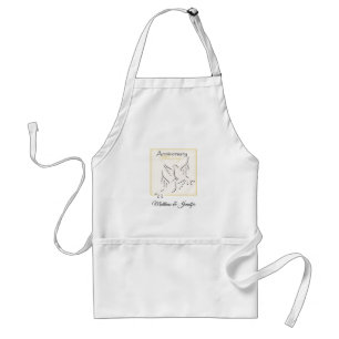 Custom Name, Wedding Anniversary Blessings Standard Apron
