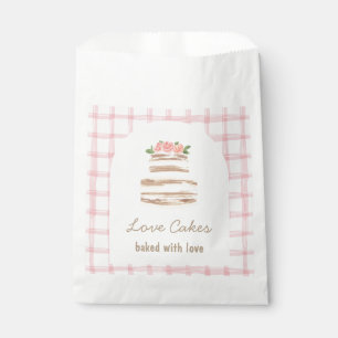 Custom Name Wedding Cake Business Sticker Favour Bags