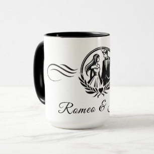 Custom Name Wedding Love Sign Combo Mug Gift